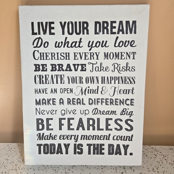 Other - Inspirational wall decor